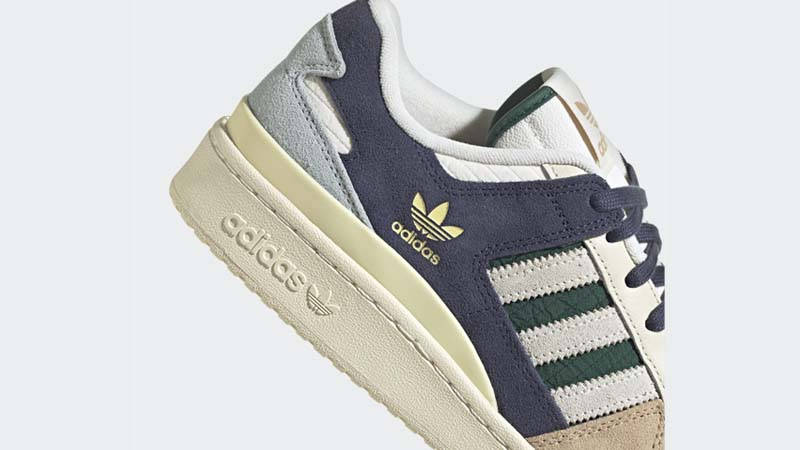 adidas Forum 84 Low White Collegiate Green Closeup