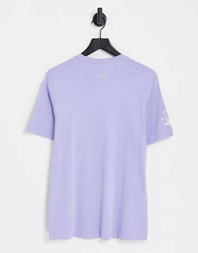 adidas Originals Berlin Logo T-shirt Lilac Backside