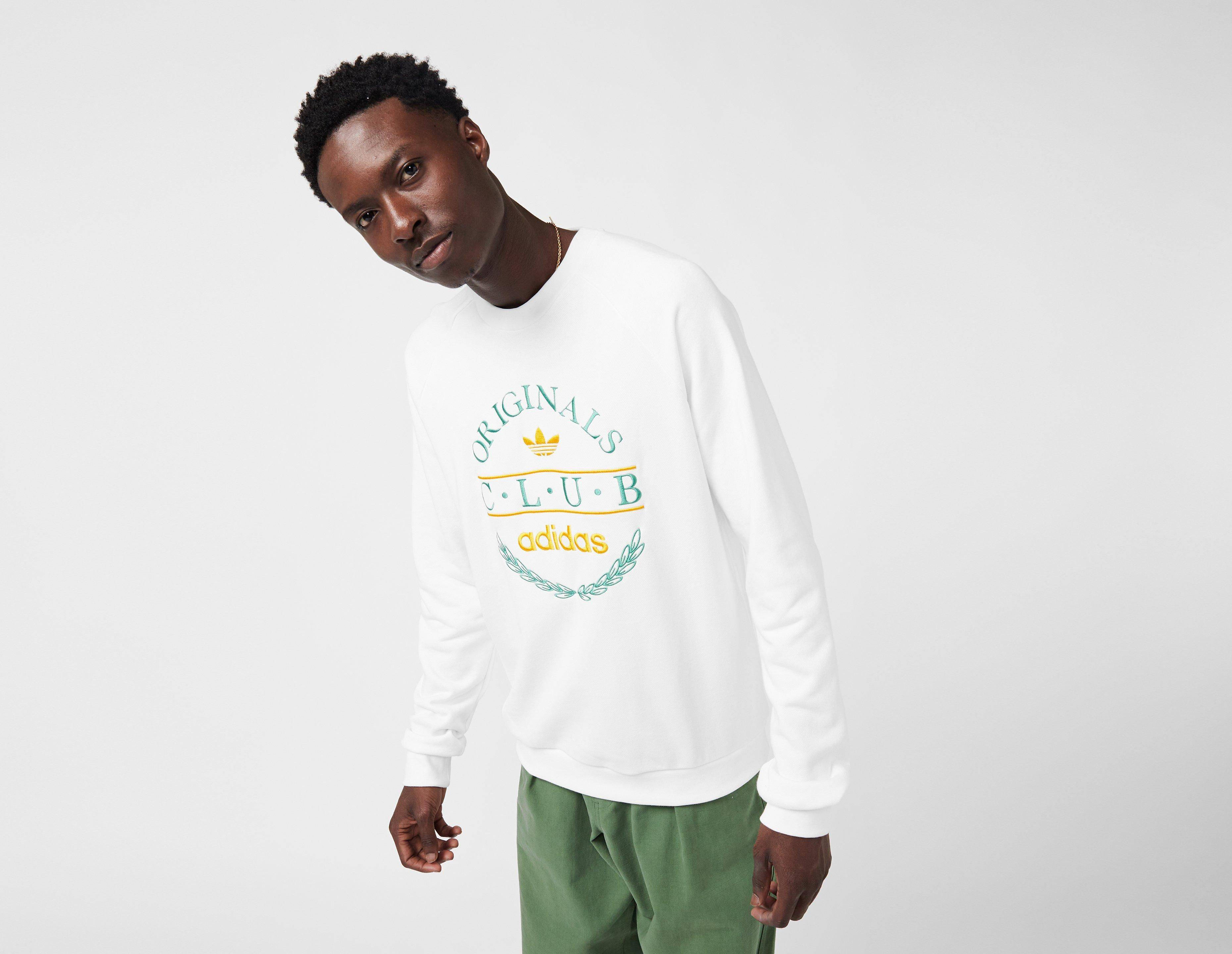adidas Originals Club Sweatshirt White Feature