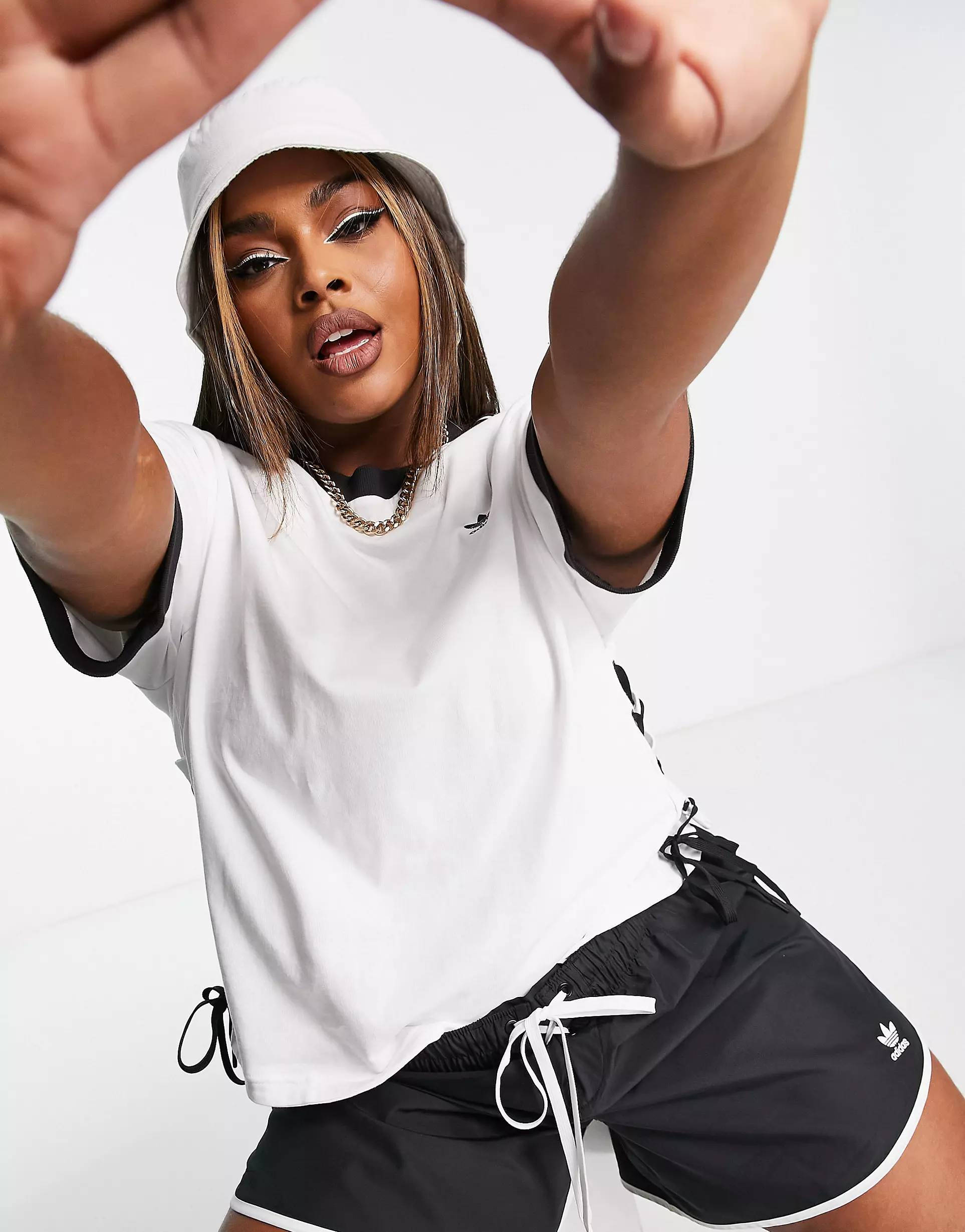 adidas Plus 'Always Original' Laced T-Shirt White front