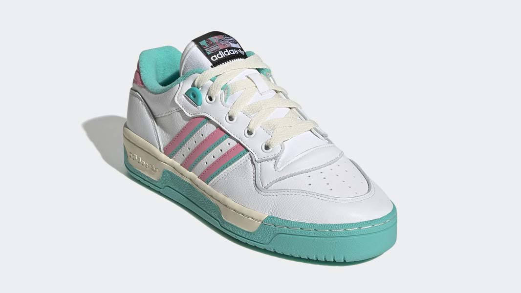 adidas Rivalry Low White Bliss Pink Front