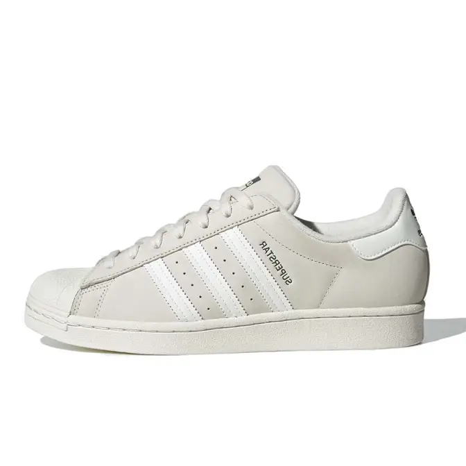 superstar shoes white and green