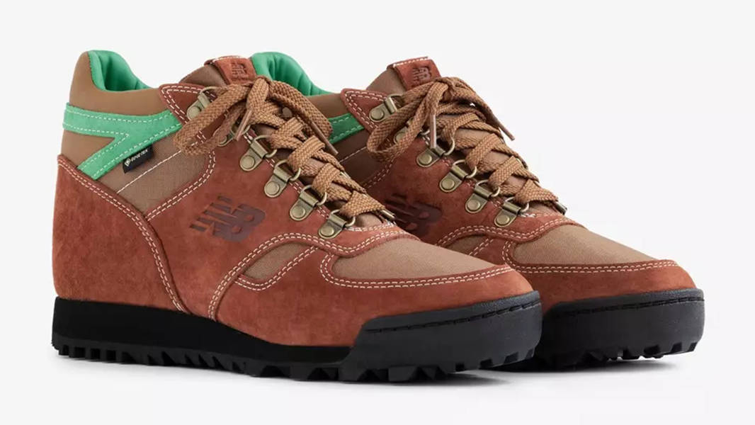 Aimé Leon Dore x New Balance Rainier Brown Green Side
