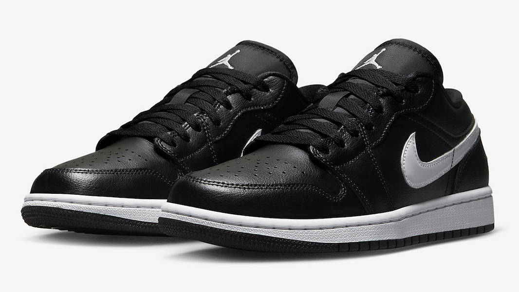 Air Jordan 1 Low Black White DV0990-001 Side