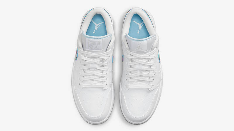 Air Jordan 1 Low Dare To Fly White Grey FB1874-101 Top