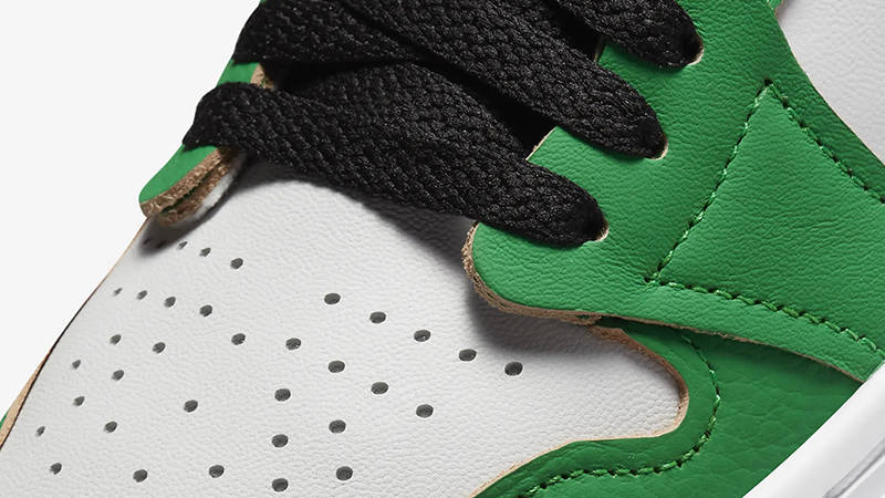 Air Jordan 1 Low LV8D Lucky Green DQ8394-301 Detail