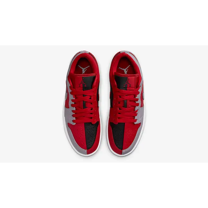 Air Jordan 1 Low SE Split Grey Red DR0502-600