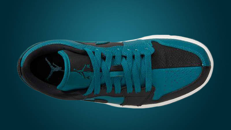 Air Jordan 1 Low Split Bright Spruce Black DR0502-300 Top