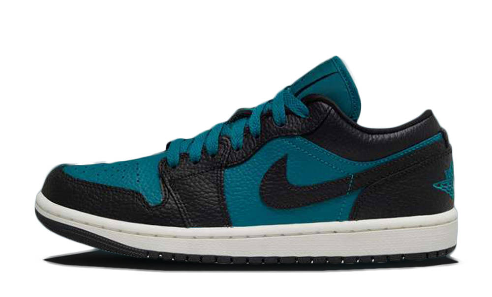 Air Jordan 1 Low Split Bright Spruce Black