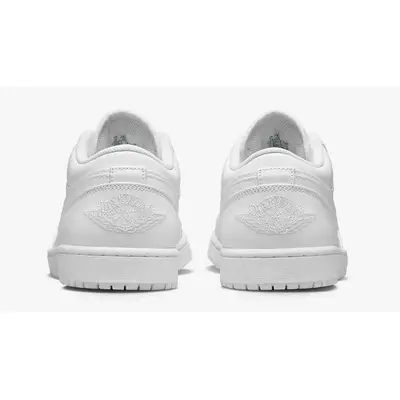 Air Jordan 1 Low Triple White 2022 Back