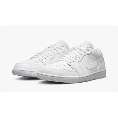 Air Jordan 1 Low Triple White 2022 Front