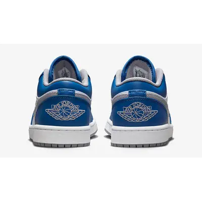 Air Jordan 1 Low White Blue Grey 553558-412 Back