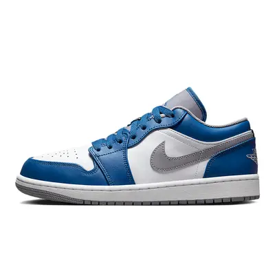 Air Jordan 1 Low True Blue | Where To Buy | 553558-412 | The Sole Supplier
