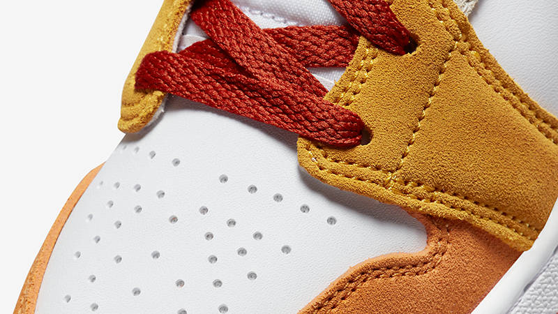 Air Jordan 1 Mid SE GS Tablecloth Multi DX2460-601 Detail