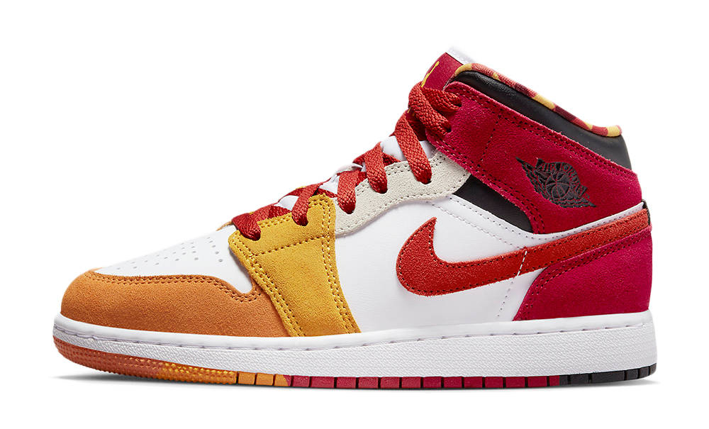 Air Jordan 1 Mid SE GS Tablecloth Multi DX2460-601