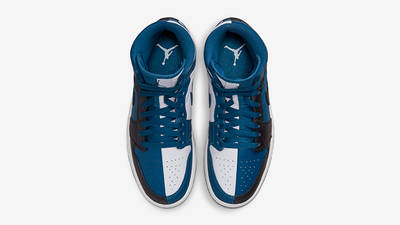 Air Jordan 1 Mid Split Blue Black White | Where To Buy | DR0501-401 ...