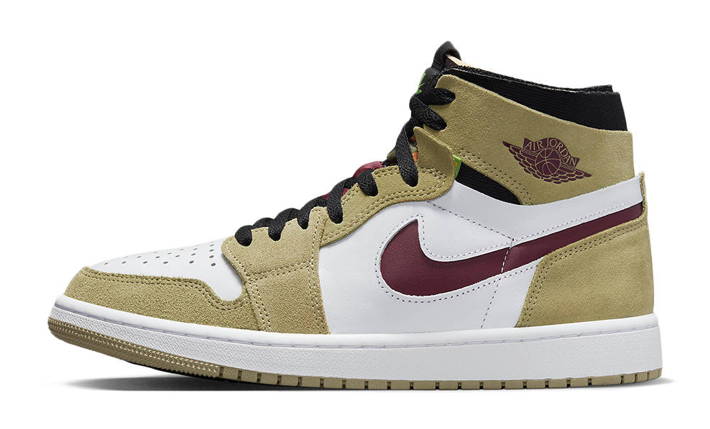 Air Jordan 1 Zoom CMFT Khaki Maroon Where To Buy CT0978 203