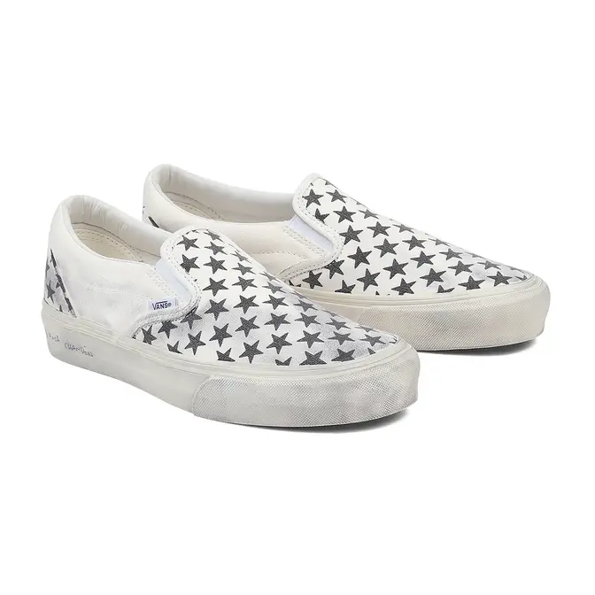 Vans vault slip sales on white