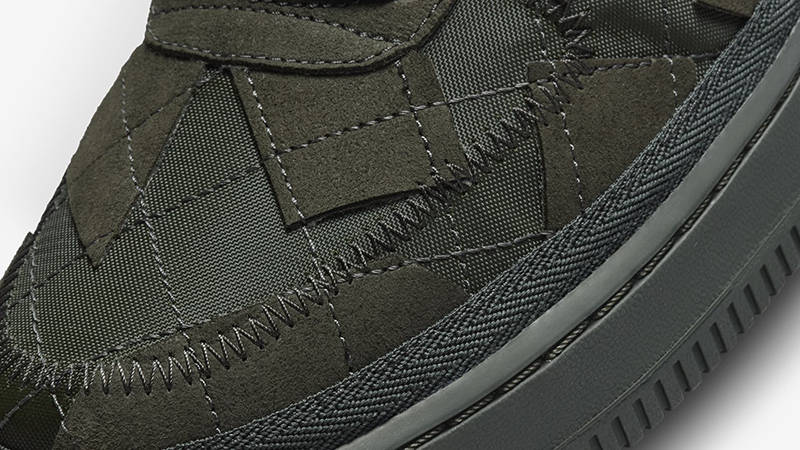 Billie Eilish x Nike Air Force 1 Low Sequoia DQ4137-300 Detail