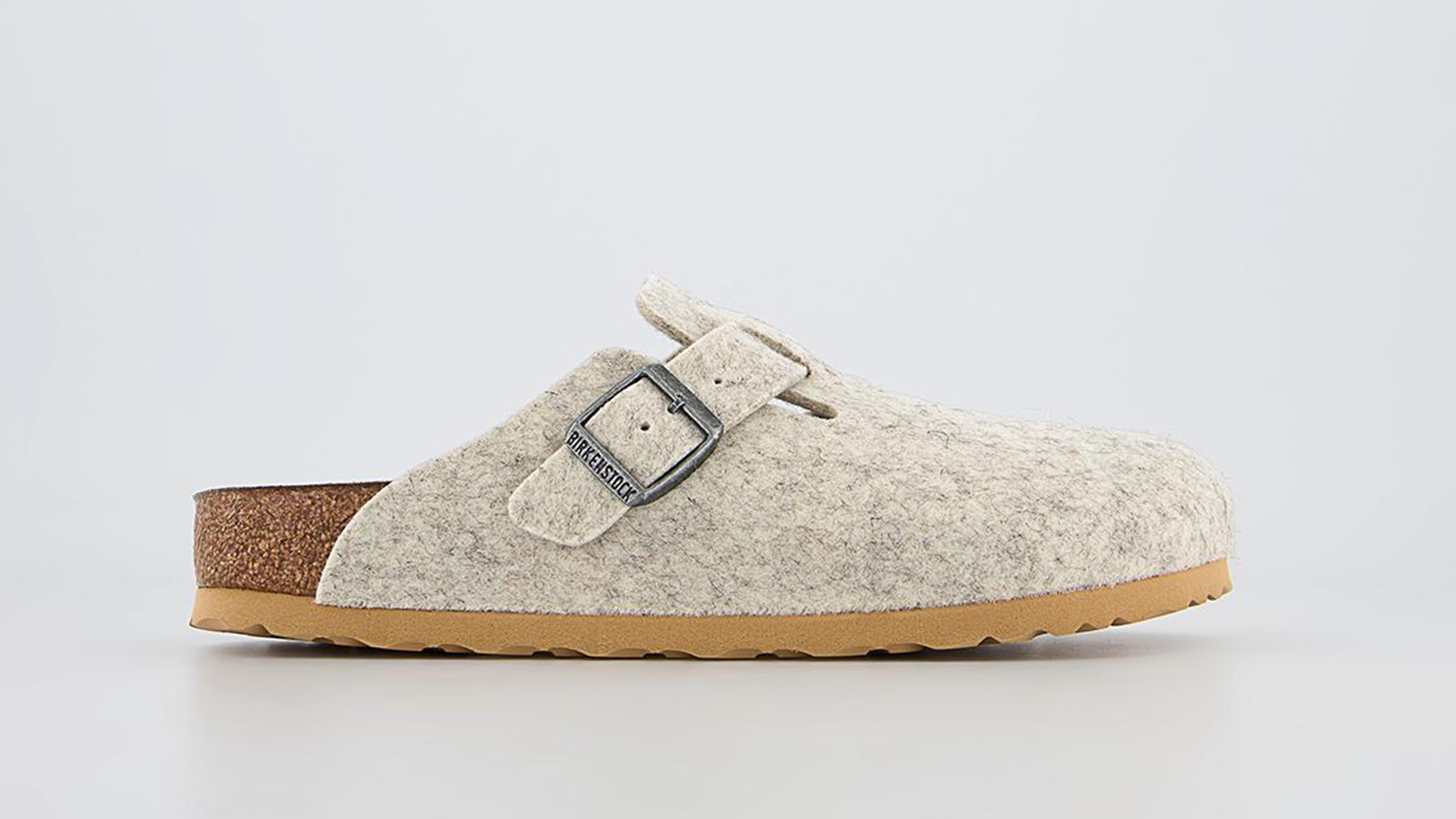 Birkenstock Boston Wool Felt Eggshell
