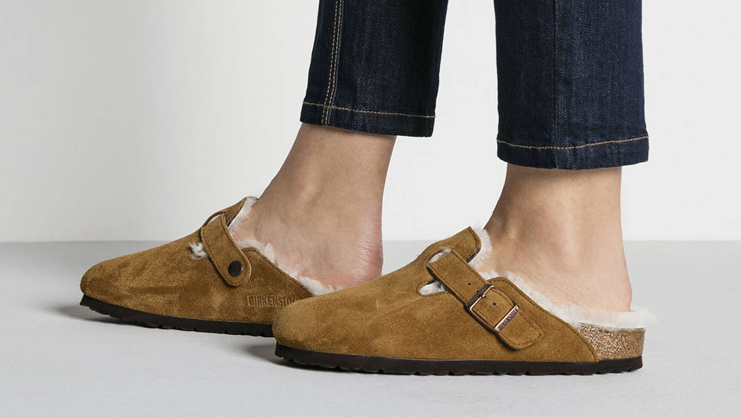 Birkenstock Boston Shearling Mink 1001141 side 2