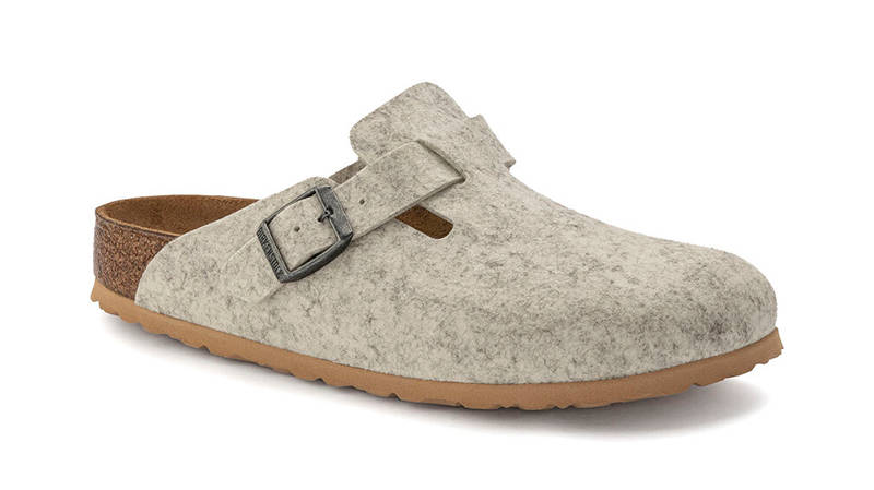 Birkenstock Boston Wool Felt Eggshell 1023160 Side