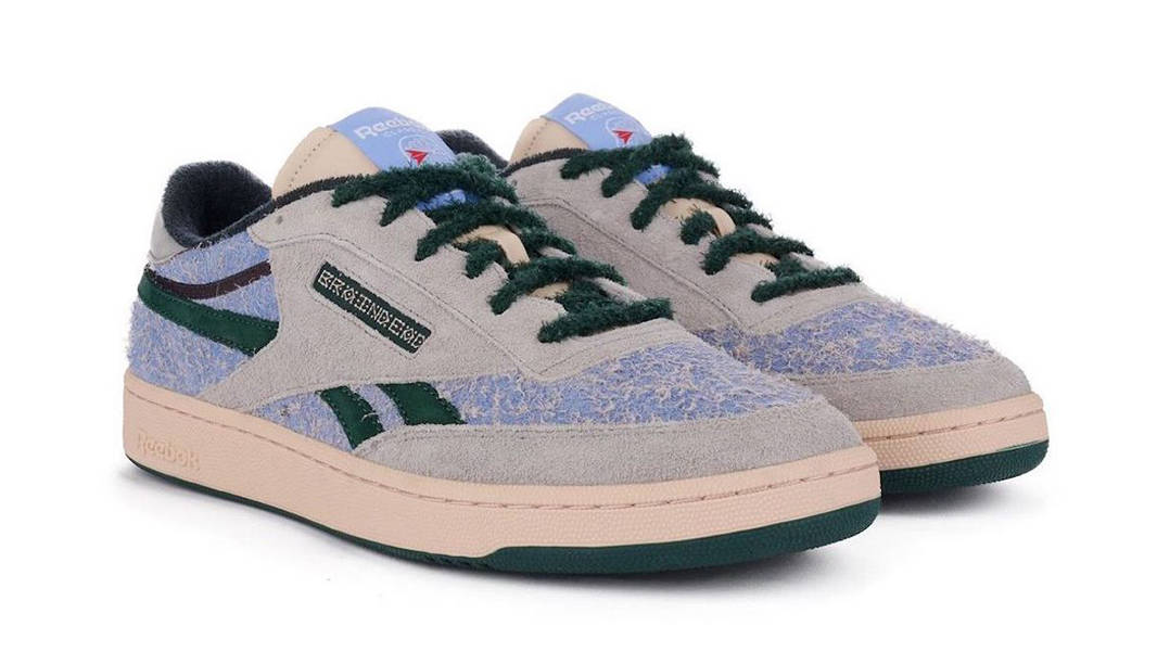 Brain Dead x Reebok Club C Revenge Soft Ecru Side