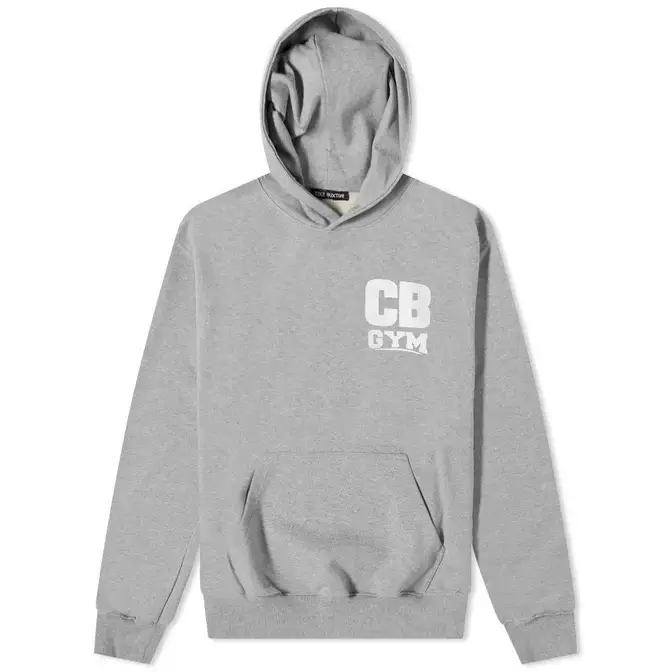 Cole Buxton Gym Hoody Grey Marl Feature
