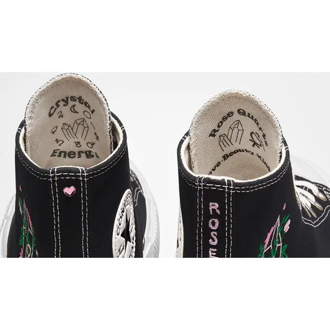 Converse Chuck Taylor Embroidered Crystals Lift Platform High Black