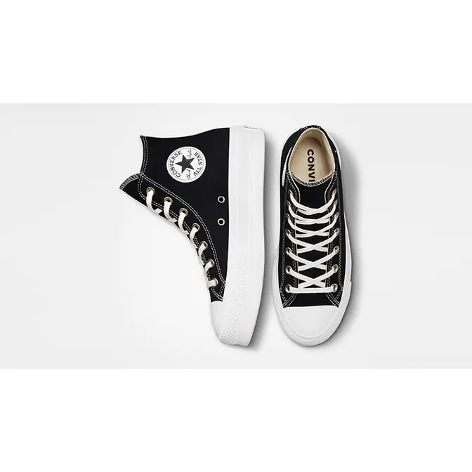 Converse Chuck Taylor Embroidered Crystals Lift Platform High Black ...