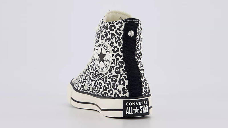 Converse Chuck Taylor High Animal Print Egret Back