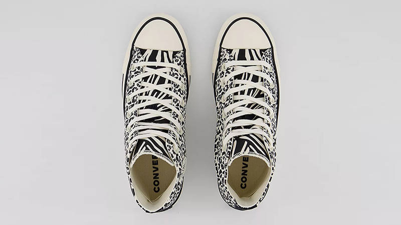 Converse Chuck Taylor High Animal Print Egret Top