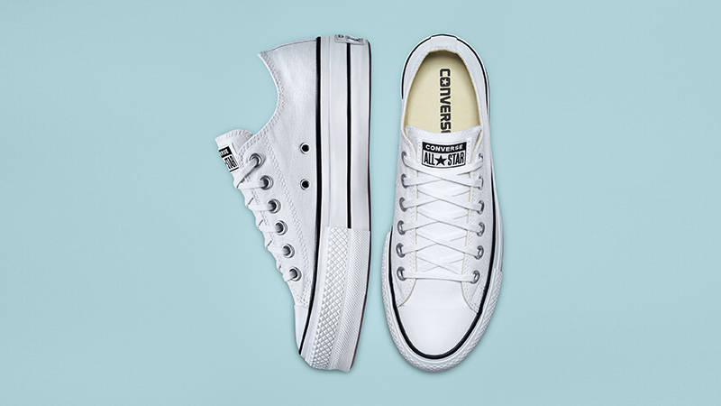 Converse Chuck Taylor Lift Platform Canvas Low White 560251C Top