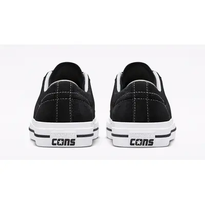 Converse CONS One Star Pro Suede Black 171327C Back
