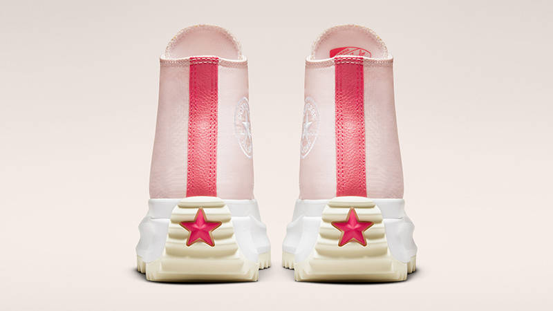 Converse Run Star Hike Platform Satin Barely Rose A00900C Back