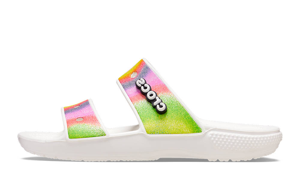 Crocs Spray Dye Sandal White Multi 208055