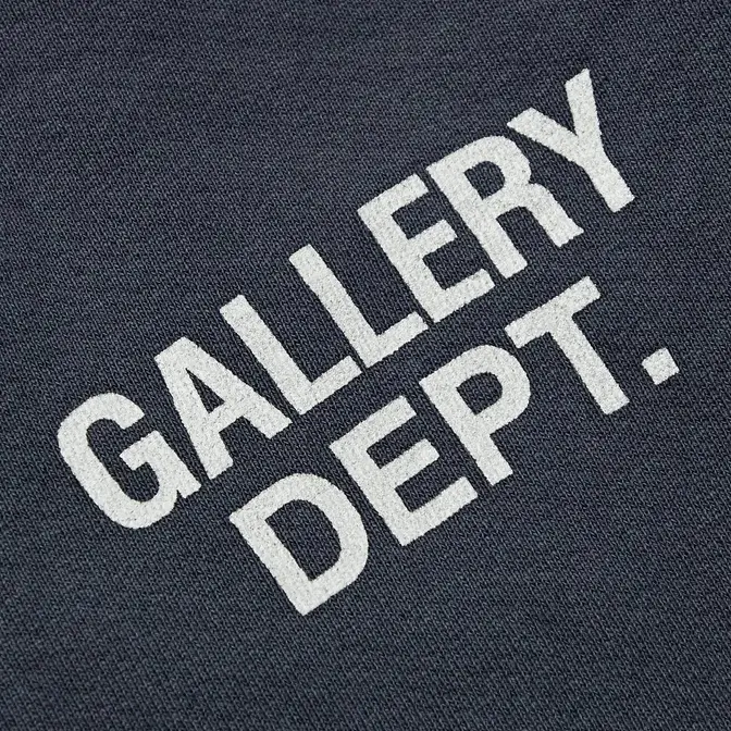 GALLERY DEPT Tapered Logo Print Cotton Jersey Sweatpants