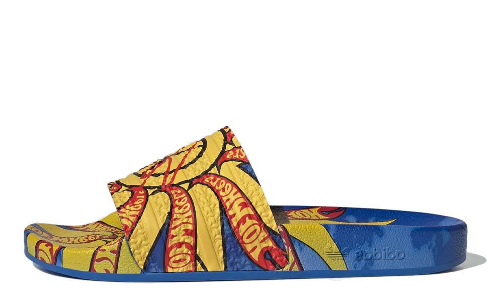 Hot Wheels x Sean Wotherspoon x adidas Adilette slides