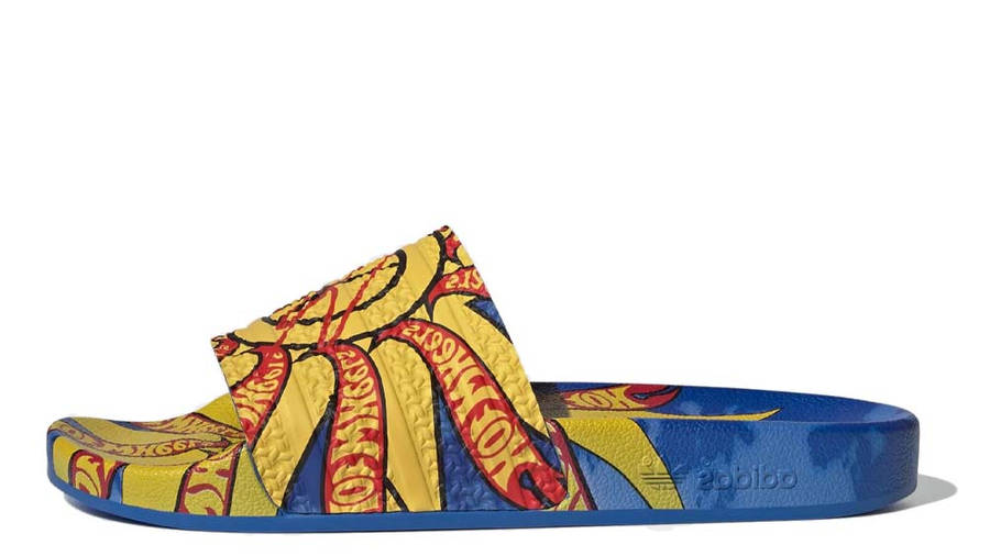 Hot Wheels x Sean Wotherspoon x adidas Adilette slides | Where To Buy | GX9756 | The Sole Supplier