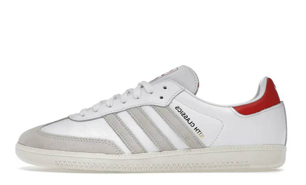 KITH x adidas Samba White Red