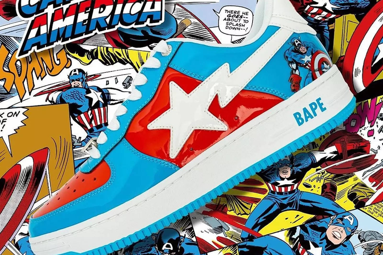 Marvel x BAPE Captain America