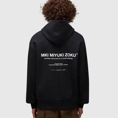 MKI Miyuki Zoku Design Studio Hoodie Black Backside