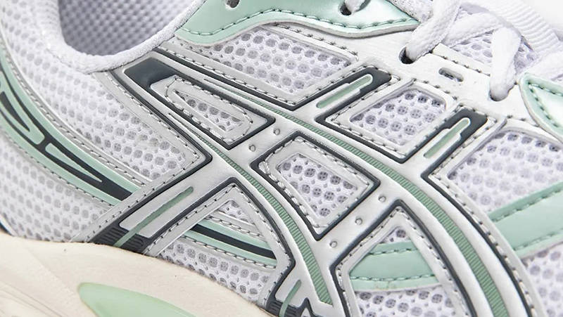 NAKED x ASICS GEL-1130 White Green 1203A192-100 Detail