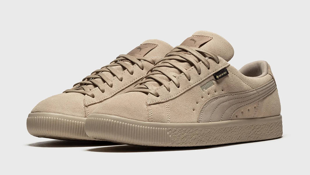Nanamica x PUMA Suede VTG Gore-Tex Beige Side
