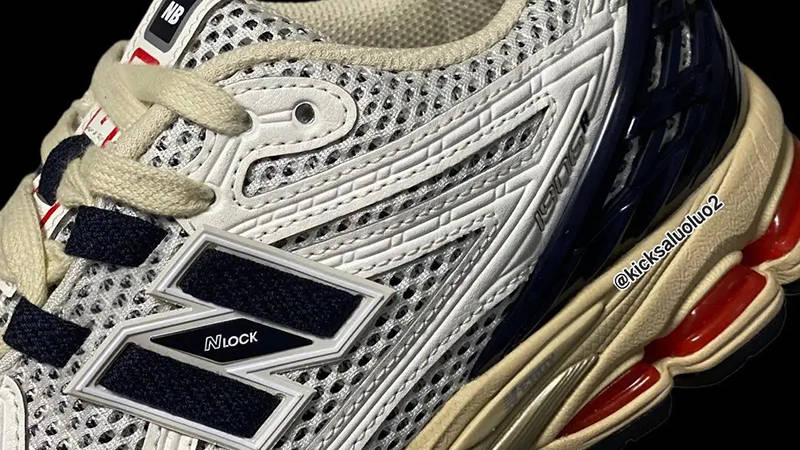 New Balance 1906R White Black Red Detail 3