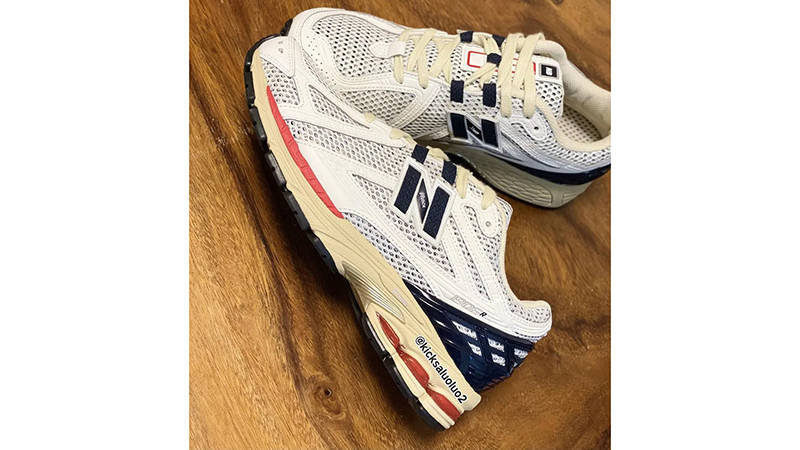 New Balance 1906R White Black Red Side