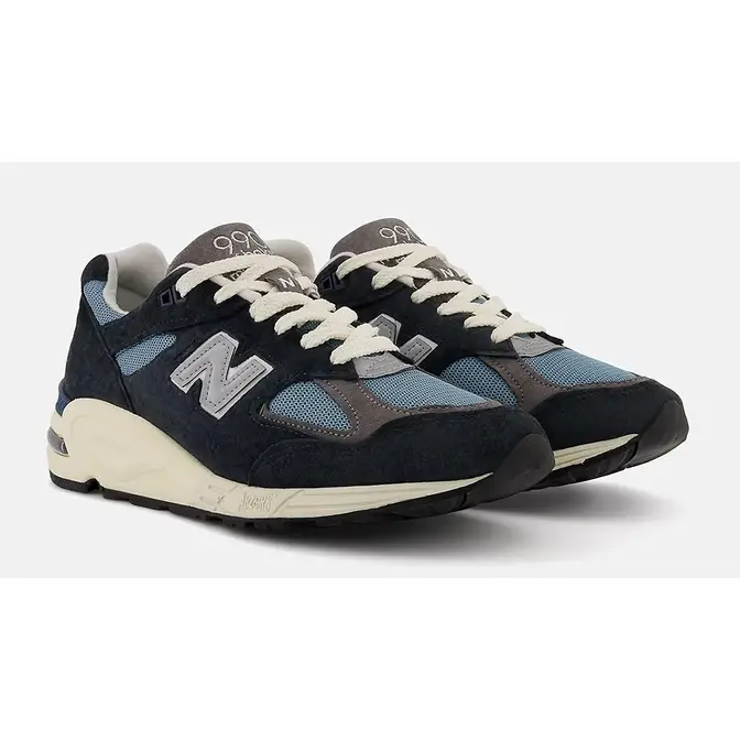 New Balance 990v2 Made In USA Navy Castlerock Where To Buy M990TB2 The Sole Supplier