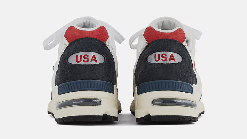 New Balance 990v2 Made in USA Navy Sea Salt M990TA2 Back