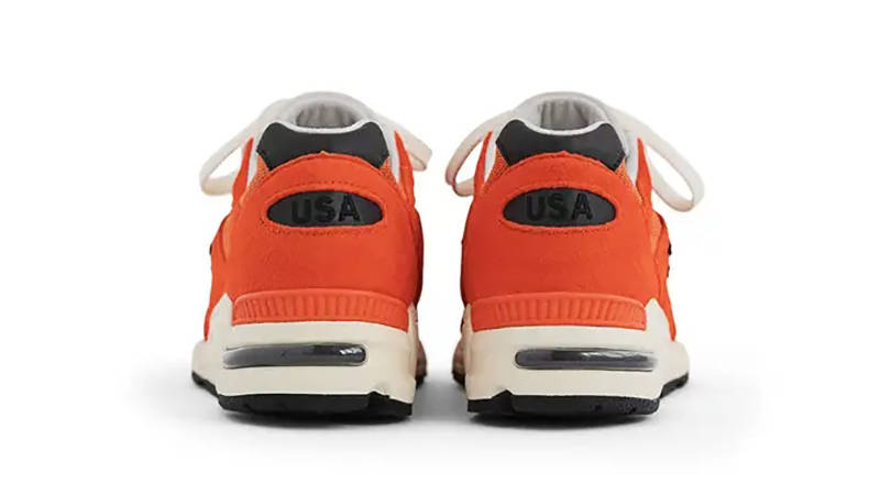 New Balance 990v2 Made in USA Orange M990AI2 Back