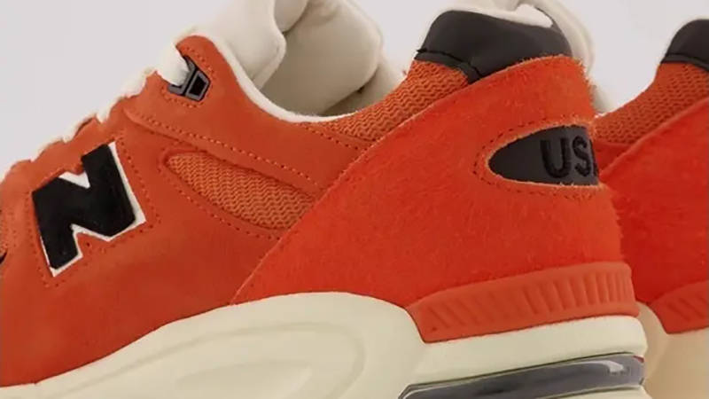 New Balance 990v2 Made in USA Orange M990AI2 DEtail